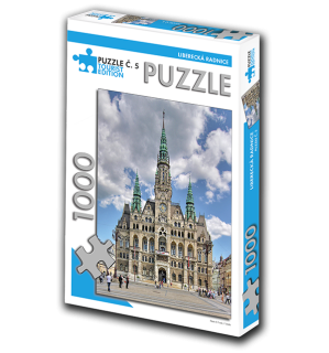 PUZZLE TOURIST č. 5 - Liberecká radnice 1000 dílků 