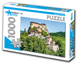 PUZZLE TOURIST č. 29 - Oravský hrad 1000 dílků 