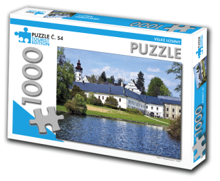 PUZZLE TOURIST č. 54 - Velké Losiny 1000 dílků