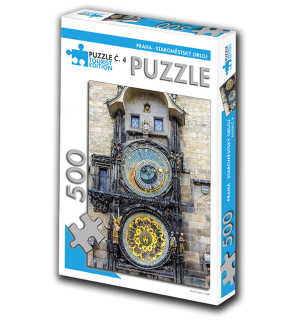 PUZZLE TOURIST č. 4 - Praha - Staroměstský orloj 500 dílků