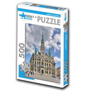 PUZZLE TOURIST č. 5 - Liberecká radnice 500 dílků