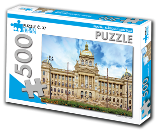 PUZZLE TOURIST č. 37 - Praha - Národní muzeum 500 dílků