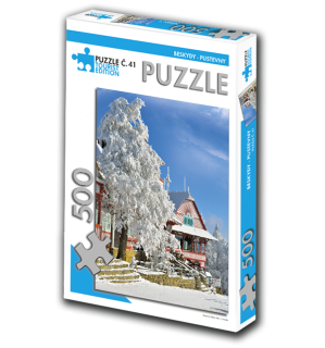 PUZZLE TOURIST č. 41 - Beskydy - Pustevny 500 dílků