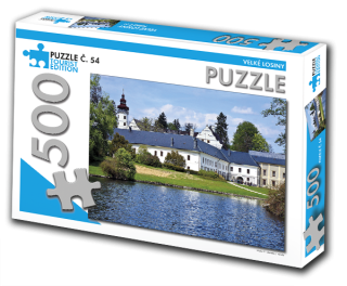 PUZZLE TOURIST č. 54 - Velké Losiny 500 dílků