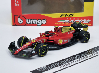 Ferrari F1-75 #55 C.Sainz Jr. GP Monza 2022 - Bburago 1:43