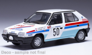 Škoda Favorit 136 L no.50 Rallye Bohemia 1989 V.Berger/O.Jakubec IXO 1:43