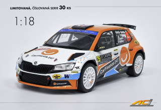 Škoda Fabia Rally2 evo No.25 Rallye Automobile Monte-Carlo 2022 Ingram ACL 1:18