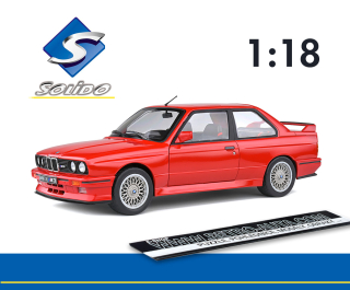 BMW E30 M3 1986 - Červená SOLIDO 1:18