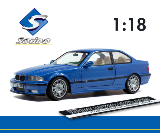BMW E36 M3 COUPÉ 1990 - Modrá SOLIDO 1:18