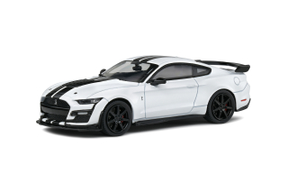 Ford Shelby Mustang GT500 White/Black Stripes - SOLIDO 1:43