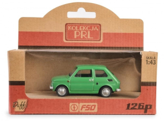 Fiat 126p - zelená DAFFI 1:43