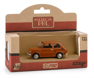 Fiat 126p - bronzová DAFFI 1:43