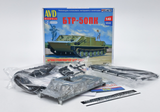 BTR-50PK obrněný transportér - stavebnice KIT AVD 1:43