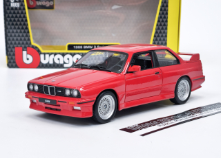 BMW M3 (E30) 1988 - Red Bburago 1:24