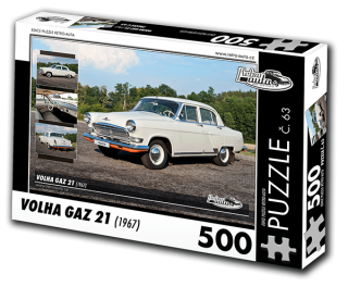 Puzzle č. 63 - VOLHA GAZ 21 (1967) 500 dílků