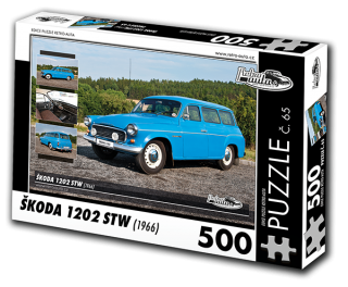 Puzzle č. 65 - ŠKODA 1202 STW  (1966) 500 dílků