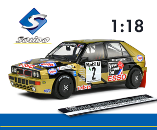 Lancia Delta HF Integrale #2 ADAC Rally Deutschland 1989 - SOLIDO 1:18