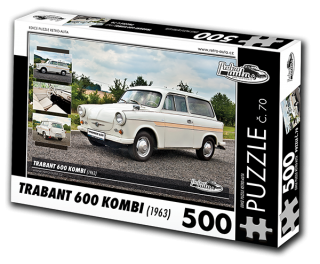 Puzzle č. 70 - TRABANT 600 KOMBI (1963) 500 dílků