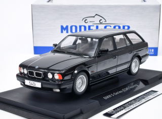 BMW 5er (E34) Touring 1991 - Černá metalíza MCG 1:18