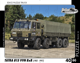 Puzzle TRUCK 32 - Tatra 815 VVN 8x8 (1982 - 1997) - 40 dílků