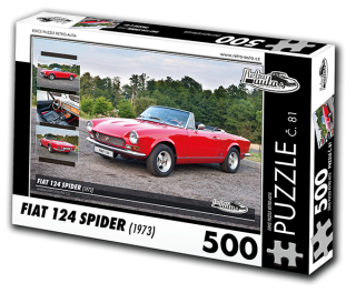 Puzzle č. 81 - FIAT 124 SPIDER (1973) 500 dílků