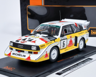 Audi Sport quattro S1 E2 #6 Mikkola/Hertz 1000 Lakes Rally 1985 IXO 1:18