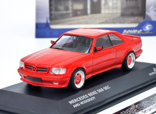 Mercedes-Benz 560 SEC AMG Wide Body (1990) Signal Red SOLIDO 1:43