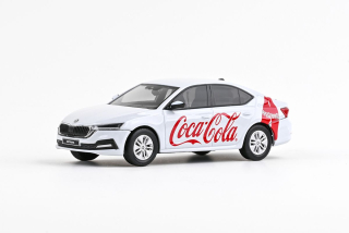 Škoda Octavia IV (2020) Coca-Cola bílá ABREX 1:43