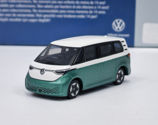 VW ID. Buzz People - white/green metallic Rietze 1:87