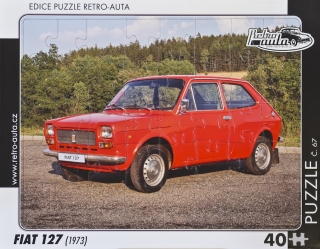 Puzzle č. 67 - FIAT 127 (1973) 40 dílků